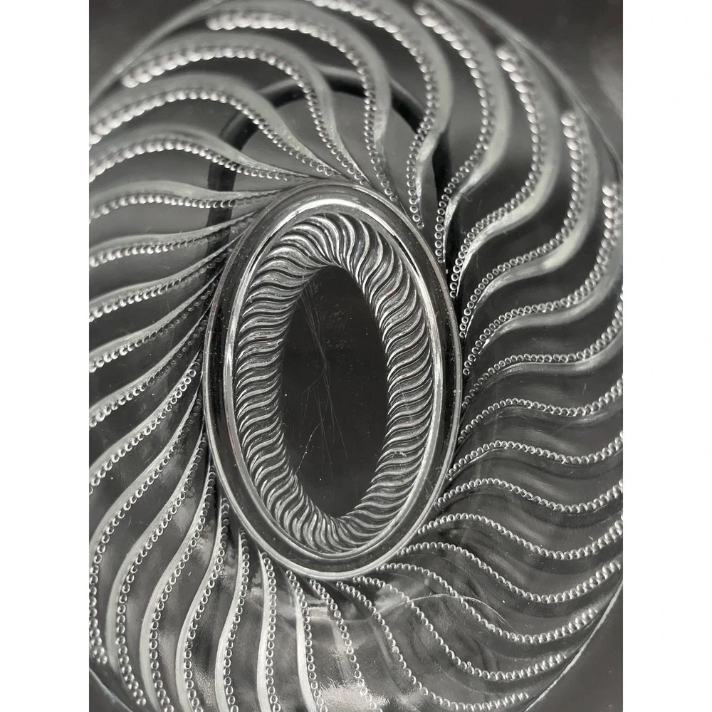 EAPG Beaded Swirl Bowl Set 3 Pieces Early American Pressed Glass